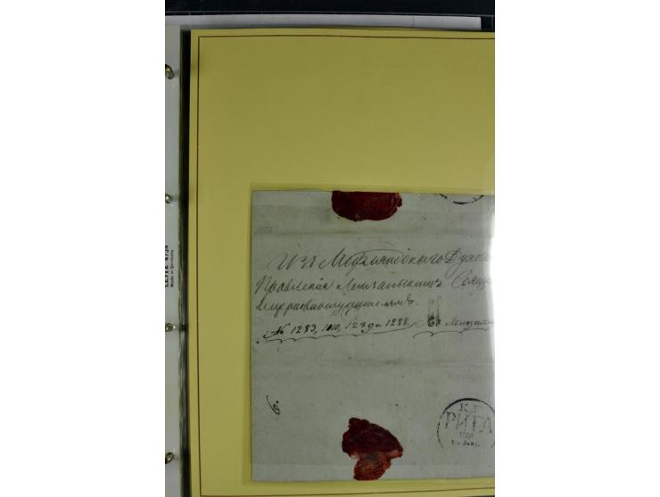 1617/1917, Die Postgeschichte Rigas, Sammlung von über 250 Briefen, Karten und Ganzsachen, dabei 3 Briefe aus dem 17. Jahrhun