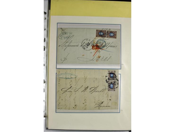 1617/1917, Die Postgeschichte Rigas, Sammlung von über 250 Briefen, Karten und Ganzsachen, dabei 3 Briefe aus dem 17. Jahrhun