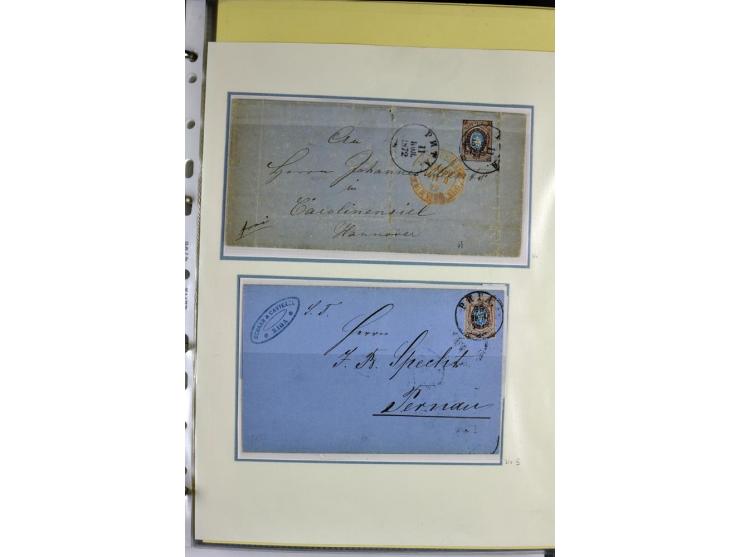 1617/1917, Die Postgeschichte Rigas, Sammlung von über 250 Briefen, Karten und Ganzsachen, dabei 3 Briefe aus dem 17. Jahrhun