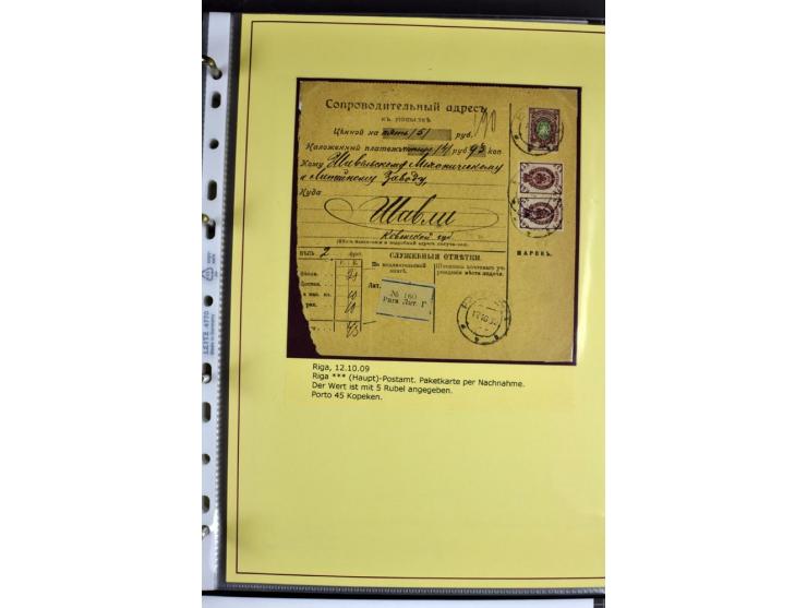 1617/1917, Die Postgeschichte Rigas, Sammlung von über 250 Briefen, Karten und Ganzsachen, dabei 3 Briefe aus dem 17. Jahrhun