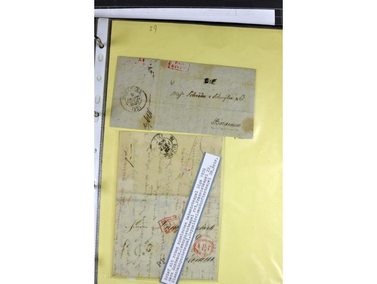 1617/1917, Die Postgeschichte Rigas, Sammlung von über 250 Briefen, Karten und Ganzsachen, dabei 3 Briefe aus dem 17. Jahrhun