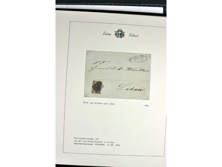 1811/1917, 35 Briefe, Karten und Ganzsachen, dabei Kirchspielbriefe, Reco, Wertbriefe, Kreispost Wenden, Sonderstempel 700 Ja