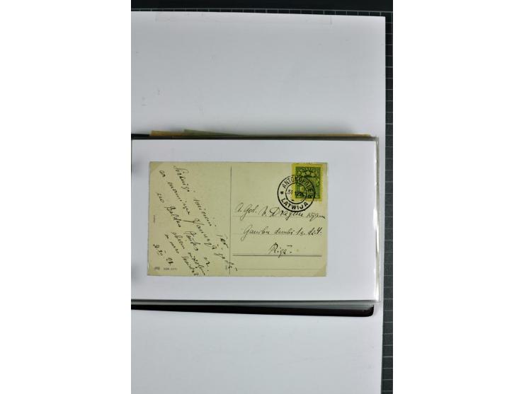 1920/31, 52 Briefe und Karten, dabei Reco, mit Stempeln von Antonopole bis Zehsis (Stempeltyp 2 nach Harry von Hofmann)