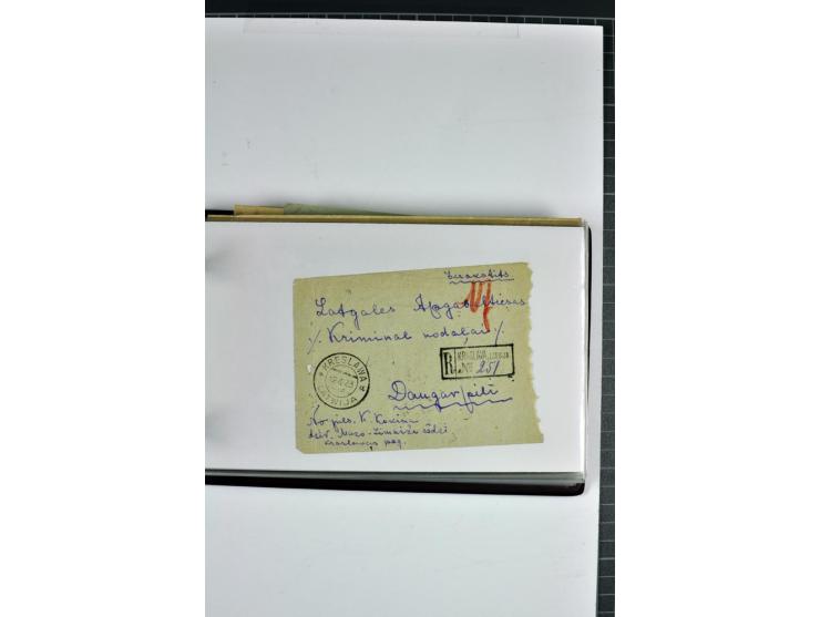 1920/31, 52 Briefe und Karten, dabei Reco, mit Stempeln von Antonopole bis Zehsis (Stempeltyp 2 nach Harry von Hofmann)