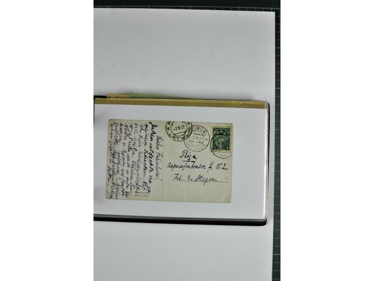 1920/31, 52 Briefe und Karten, dabei Reco, mit Stempeln von Antonopole bis Zehsis (Stempeltyp 2 nach Harry von Hofmann)