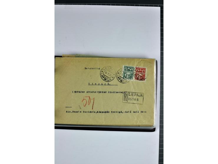 1920/31, 52 Briefe und Karten, dabei Reco, mit Stempeln von Antonopole bis Zehsis (Stempeltyp 2 nach Harry von Hofmann)