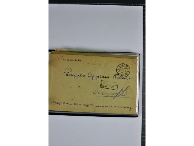 1920/31, 52 Briefe und Karten, dabei Reco, mit Stempeln von Antonopole bis Zehsis (Stempeltyp 2 nach Harry von Hofmann)