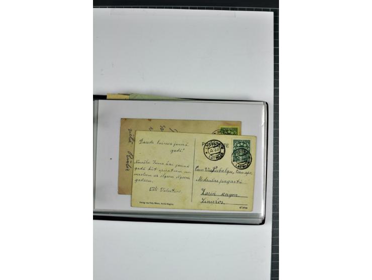 1920/31, 52 Briefe und Karten, dabei Reco, mit Stempeln von Antonopole bis Zehsis (Stempeltyp 2 nach Harry von Hofmann)