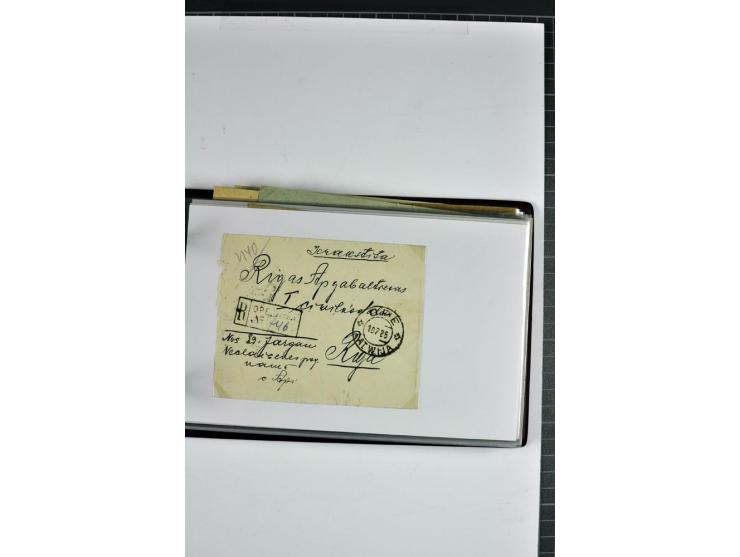 1920/31, 52 Briefe und Karten, dabei Reco, mit Stempeln von Antonopole bis Zehsis (Stempeltyp 2 nach Harry von Hofmann)