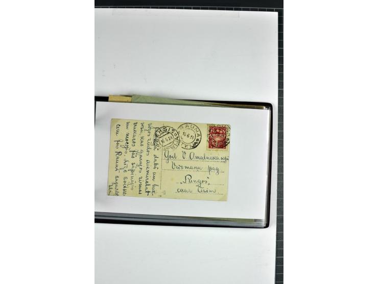 1920/31, 52 Briefe und Karten, dabei Reco, mit Stempeln von Antonopole bis Zehsis (Stempeltyp 2 nach Harry von Hofmann)