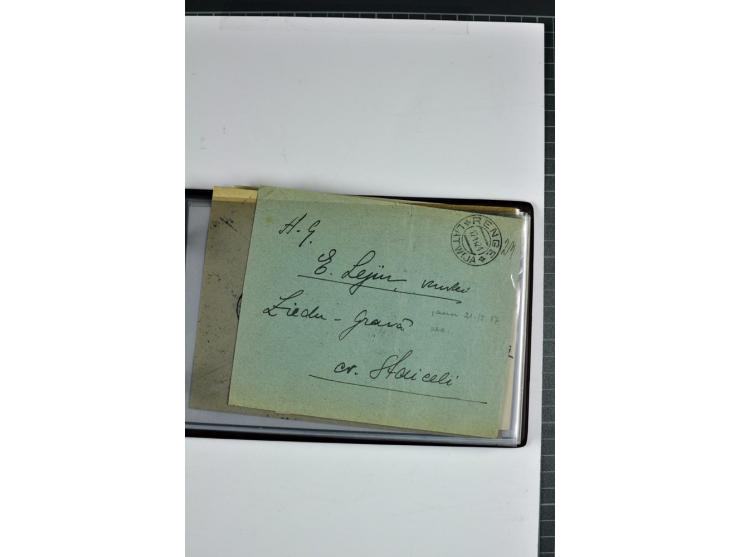1920/31, 52 Briefe und Karten, dabei Reco, mit Stempeln von Antonopole bis Zehsis (Stempeltyp 2 nach Harry von Hofmann)