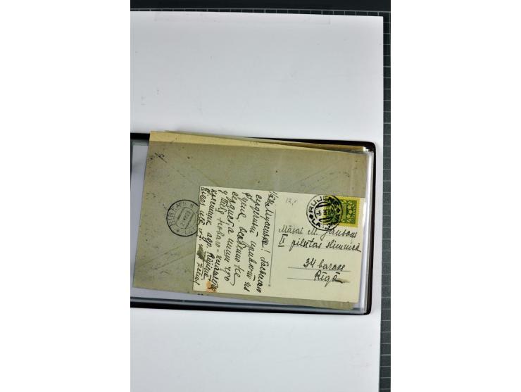 1920/31, 52 Briefe und Karten, dabei Reco, mit Stempeln von Antonopole bis Zehsis (Stempeltyp 2 nach Harry von Hofmann)