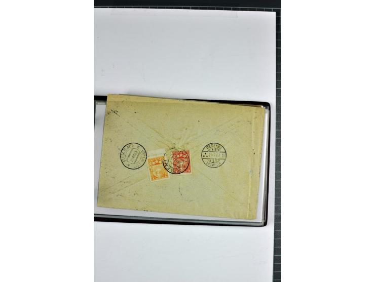 1920/31, 52 Briefe und Karten, dabei Reco, mit Stempeln von Antonopole bis Zehsis (Stempeltyp 2 nach Harry von Hofmann)