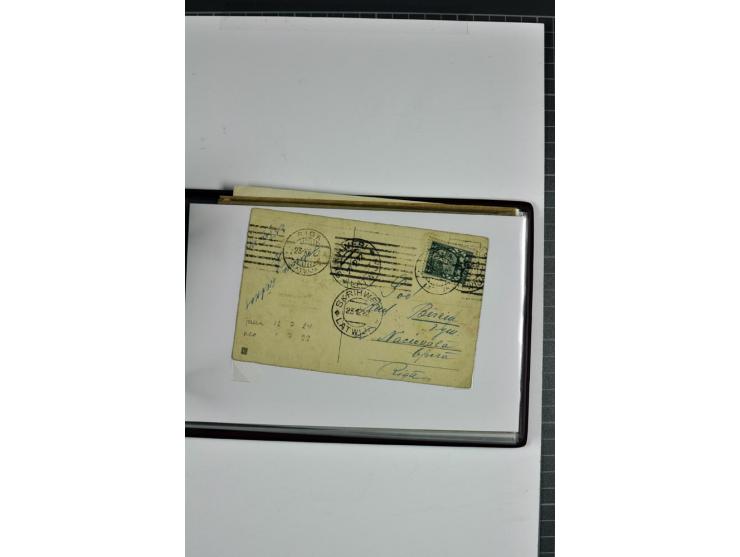 1920/31, 52 Briefe und Karten, dabei Reco, mit Stempeln von Antonopole bis Zehsis (Stempeltyp 2 nach Harry von Hofmann)
