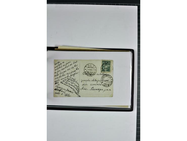 1920/31, 52 Briefe und Karten, dabei Reco, mit Stempeln von Antonopole bis Zehsis (Stempeltyp 2 nach Harry von Hofmann)