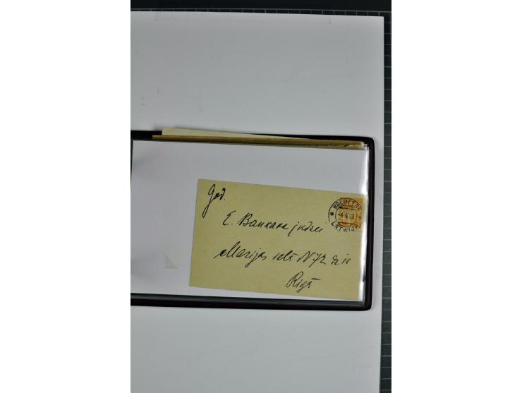 1920/31, 52 Briefe und Karten, dabei Reco, mit Stempeln von Antonopole bis Zehsis (Stempeltyp 2 nach Harry von Hofmann)