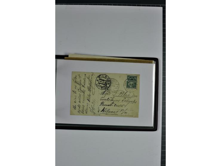 1920/31, 52 Briefe und Karten, dabei Reco, mit Stempeln von Antonopole bis Zehsis (Stempeltyp 2 nach Harry von Hofmann)