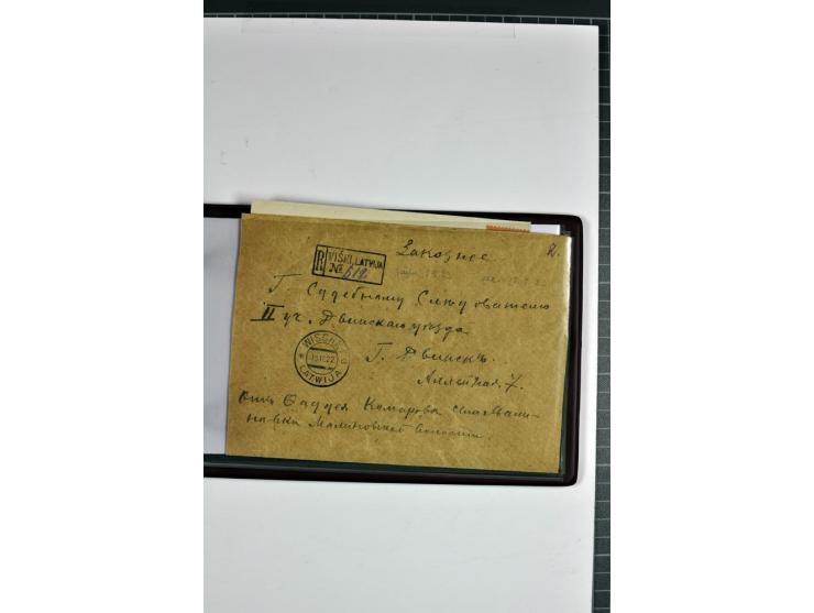 1920/31, 52 Briefe und Karten, dabei Reco, mit Stempeln von Antonopole bis Zehsis (Stempeltyp 2 nach Harry von Hofmann)