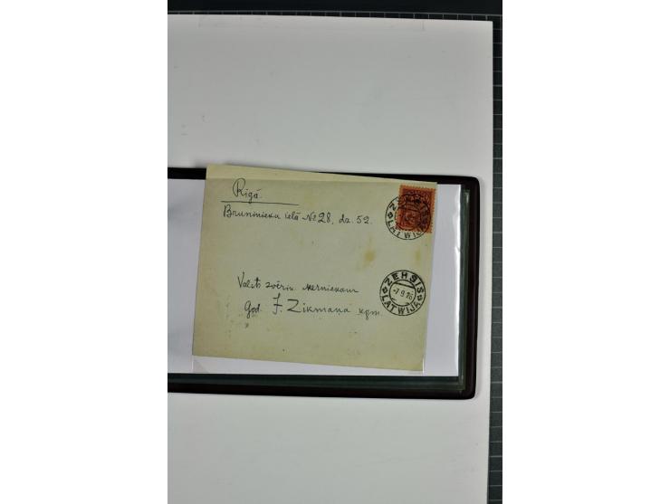 1920/31, 52 Briefe und Karten, dabei Reco, mit Stempeln von Antonopole bis Zehsis (Stempeltyp 2 nach Harry von Hofmann)
