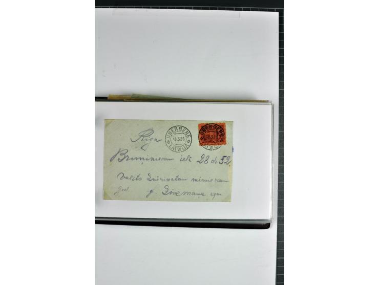 1920/31, 52 Briefe und Karten, dabei Reco, mit Stempeln von Antonopole bis Zehsis (Stempeltyp 2 nach Harry von Hofmann)