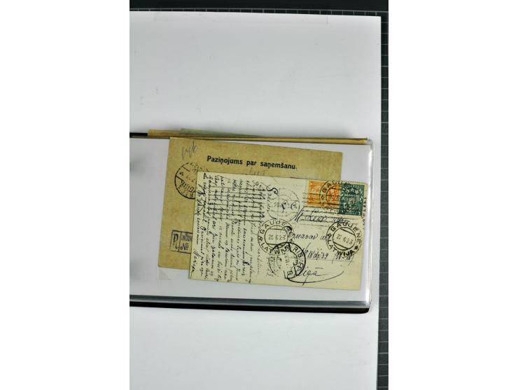1920/31, 52 Briefe und Karten, dabei Reco, mit Stempeln von Antonopole bis Zehsis (Stempeltyp 2 nach Harry von Hofmann)