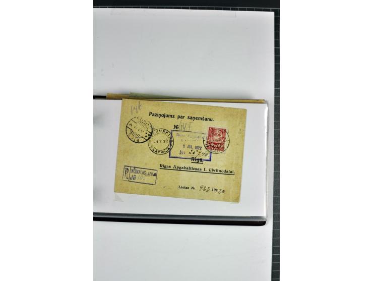 1920/31, 52 Briefe und Karten, dabei Reco, mit Stempeln von Antonopole bis Zehsis (Stempeltyp 2 nach Harry von Hofmann)