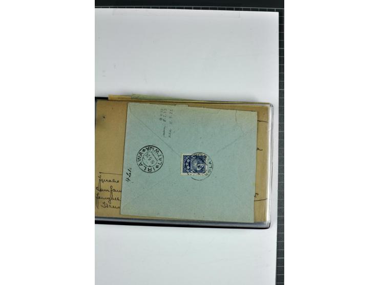 1920/31, 52 Briefe und Karten, dabei Reco, mit Stempeln von Antonopole bis Zehsis (Stempeltyp 2 nach Harry von Hofmann)