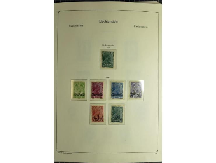 1912/2007, postfrische, ungebrauchte und gestempelte Sammlung, oft in beiden Erhaltungen gesammelt mit u.a. Mi.-Nr. 82-89 (2)