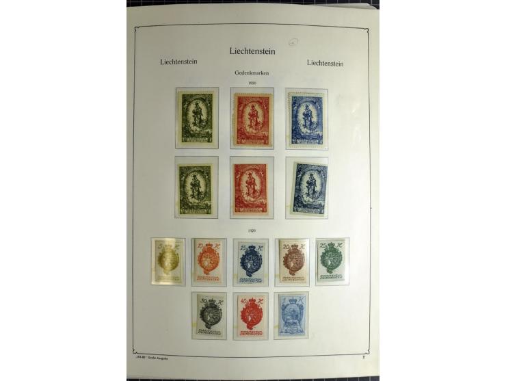 1912/2007, postfrische, ungebrauchte und gestempelte Sammlung, oft in beiden Erhaltungen gesammelt mit u.a. Mi.-Nr. 82-89 (2)