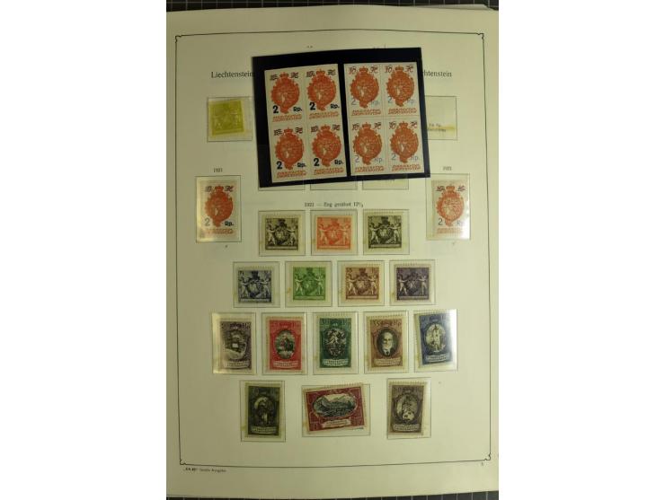 1912/2007, postfrische, ungebrauchte und gestempelte Sammlung, oft in beiden Erhaltungen gesammelt mit u.a. Mi.-Nr. 82-89 (2)