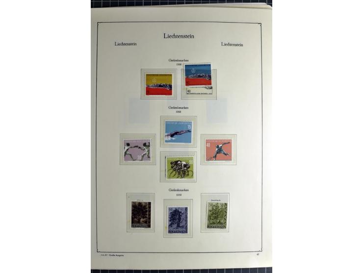 1912/2007, postfrische, ungebrauchte und gestempelte Sammlung, oft in beiden Erhaltungen gesammelt mit u.a. Mi.-Nr. 82-89 (2)