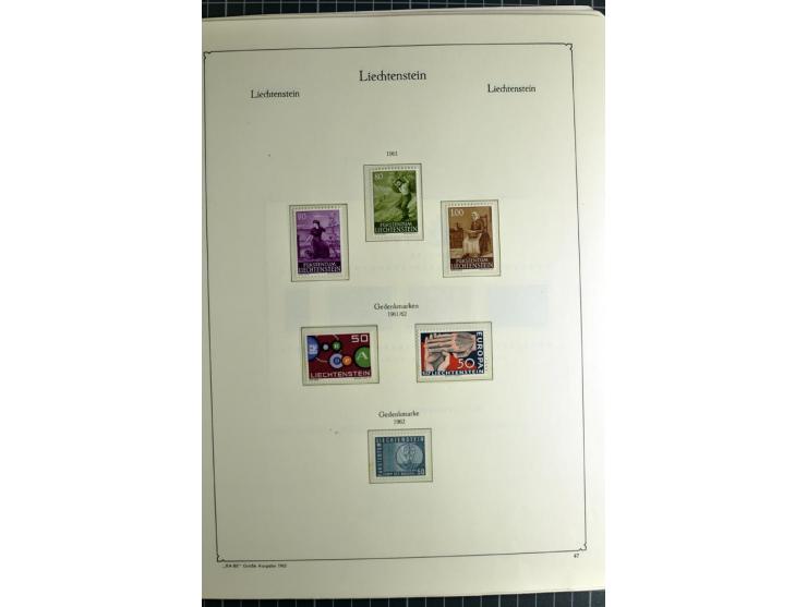 1912/2007, postfrische, ungebrauchte und gestempelte Sammlung, oft in beiden Erhaltungen gesammelt mit u.a. Mi.-Nr. 82-89 (2)
