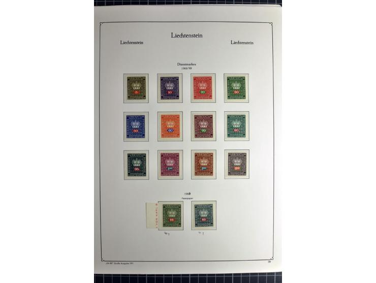 1912/2007, postfrische, ungebrauchte und gestempelte Sammlung, oft in beiden Erhaltungen gesammelt mit u.a. Mi.-Nr. 82-89 (2)
