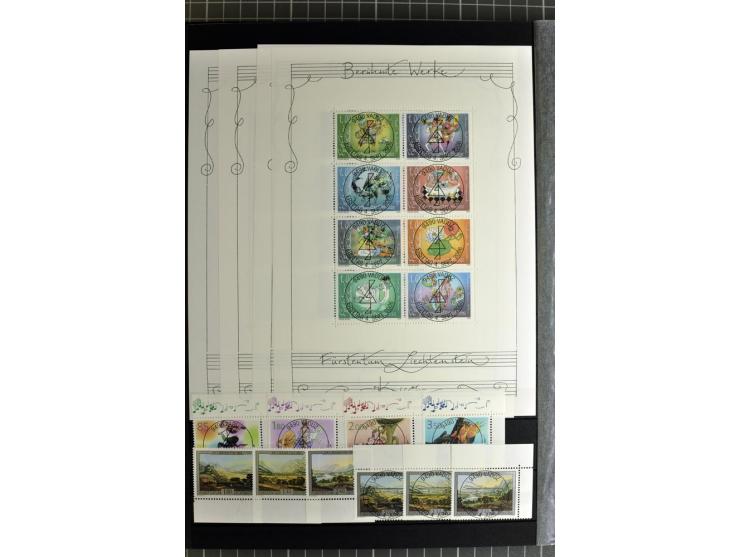 1912/2007, postfrische, ungebrauchte und gestempelte Sammlung, oft in beiden Erhaltungen gesammelt mit u.a. Mi.-Nr. 82-89 (2)
