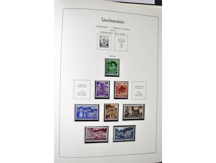 1912/1998, am Anfang meist ungebrauchte und gestempelte Sammlung im Vordruckalbum, später auch bessere und kpl. postfrische A
