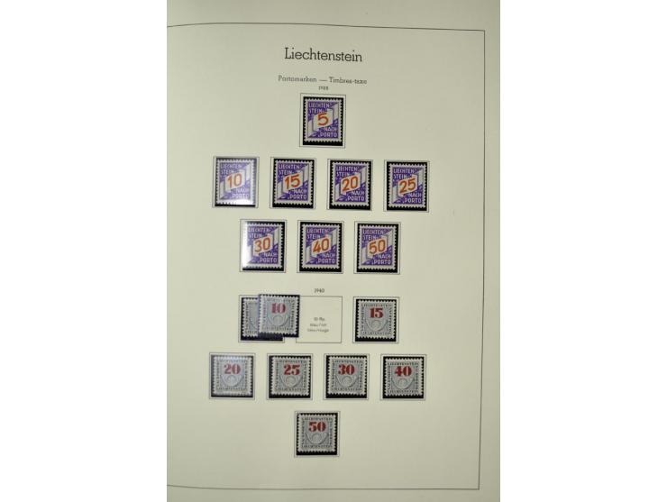1912/1998, am Anfang meist ungebrauchte und gestempelte Sammlung im Vordruckalbum, später auch bessere und kpl. postfrische A