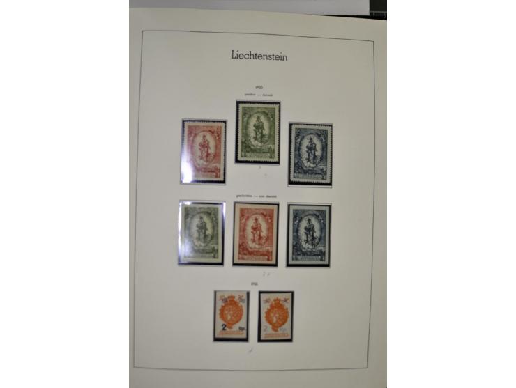 1912/1998, am Anfang meist ungebrauchte und gestempelte Sammlung im Vordruckalbum, später auch bessere und kpl. postfrische A