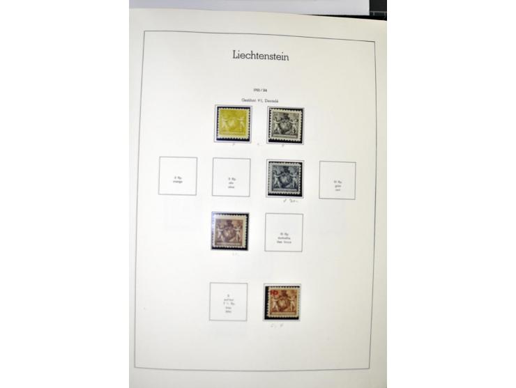 1912/1998, am Anfang meist ungebrauchte und gestempelte Sammlung im Vordruckalbum, später auch bessere und kpl. postfrische A