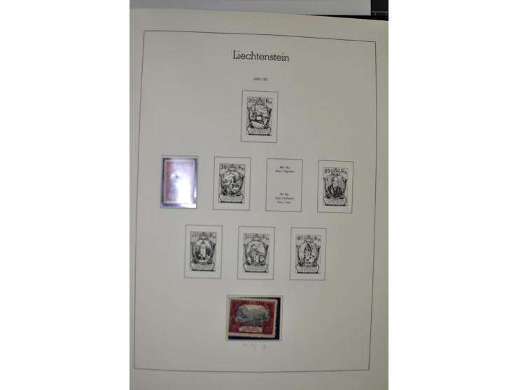 1912/1998, am Anfang meist ungebrauchte und gestempelte Sammlung im Vordruckalbum, später auch bessere und kpl. postfrische A