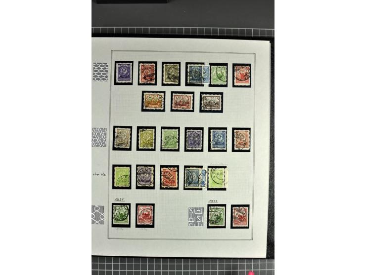 1918/40, ungebrauchte, postfrische und gestempelte Sammlung, die Kaunas-Ausgabe spezialisiert, später ebenfalls teils nach Zä