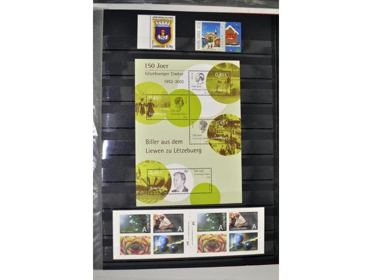  1960/2012, postfrische Sammlung in 2 Einsteckbüchern