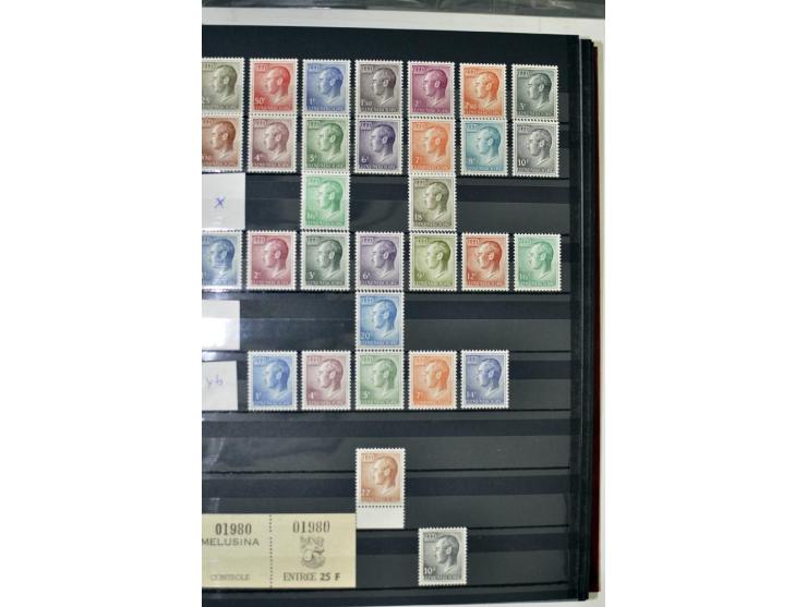  1960/2012, postfrische Sammlung in 2 Einsteckbüchern