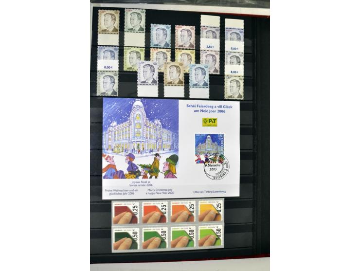  1960/2012, postfrische Sammlung in 2 Einsteckbüchern