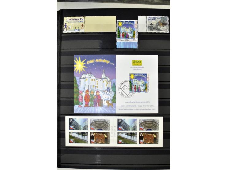  1960/2012, postfrische Sammlung in 2 Einsteckbüchern