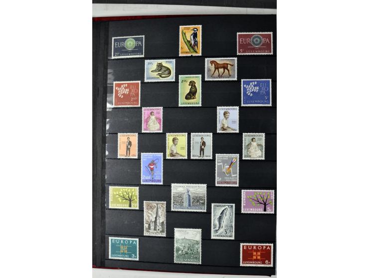  1960/2012, postfrische Sammlung in 2 Einsteckbüchern