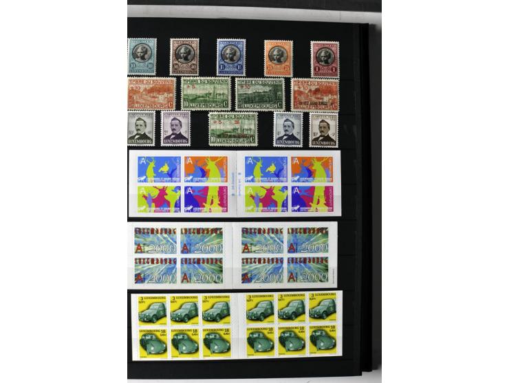  1960/2012, postfrische Sammlung in 2 Einsteckbüchern