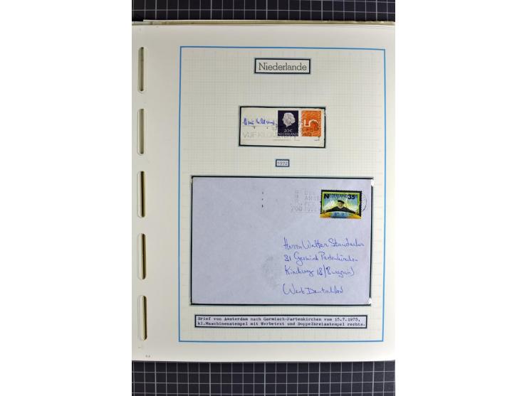 1852/2010, umfangreiche, in den Hauptnummern augenscheinliche überkomplette Sammlung, am Anfang gestempelte Sammlung mit eini