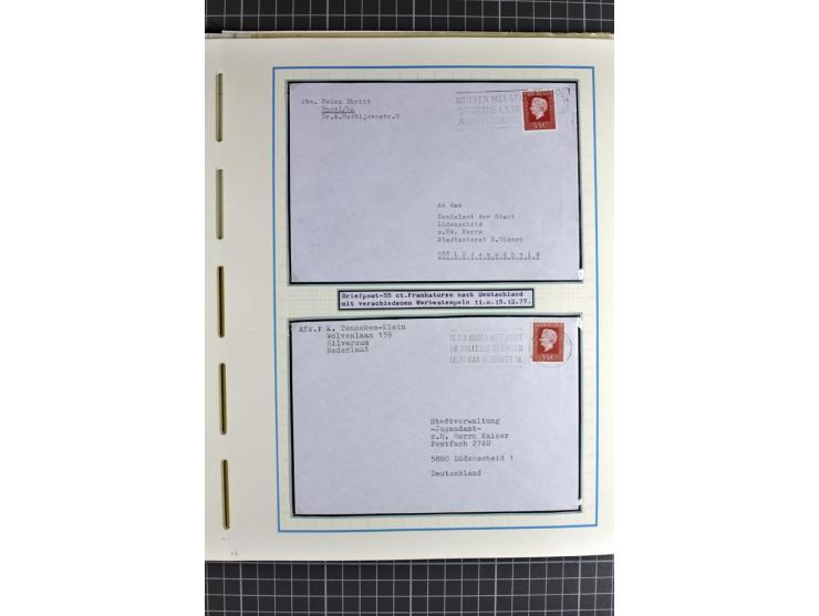 1852/2010, umfangreiche, in den Hauptnummern augenscheinliche überkomplette Sammlung, am Anfang gestempelte Sammlung mit eini