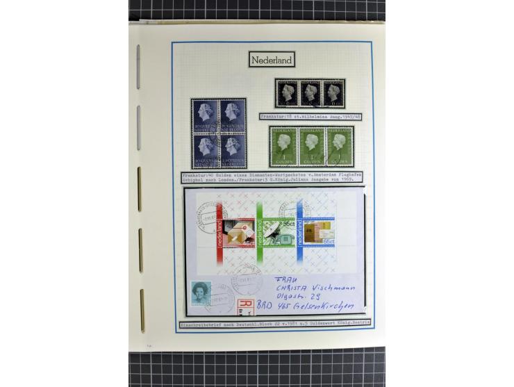 1852/2010, umfangreiche, in den Hauptnummern augenscheinliche überkomplette Sammlung, am Anfang gestempelte Sammlung mit eini