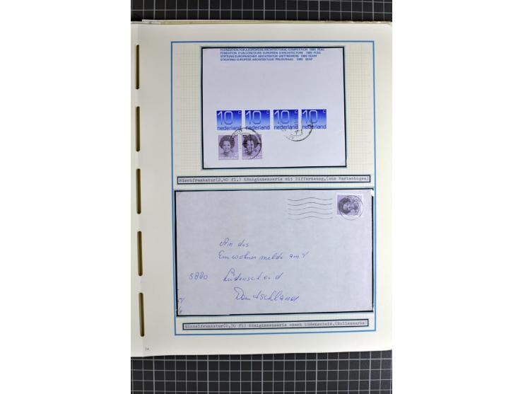 1852/2010, umfangreiche, in den Hauptnummern augenscheinliche überkomplette Sammlung, am Anfang gestempelte Sammlung mit eini